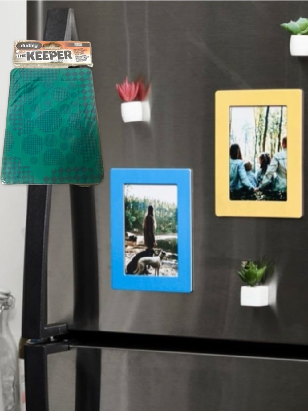 Dudley The Keeper Magnetic Locker Organizer Frame Set 7 Pc Green NWT